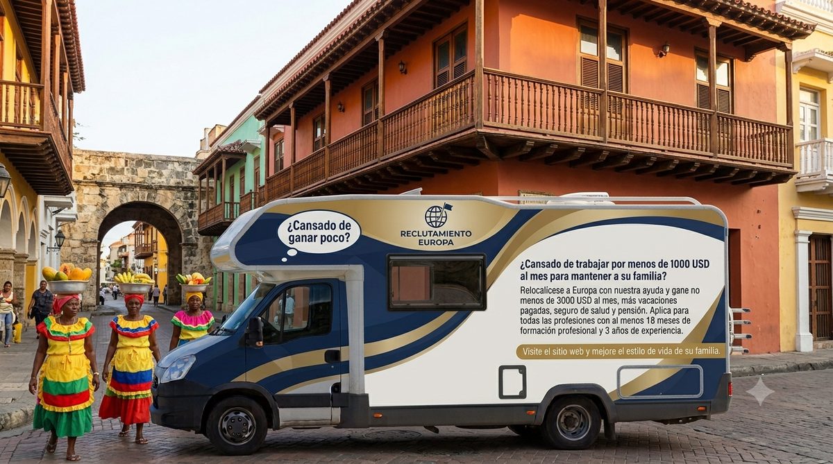RECLUTAMIENTO EUROPA — Job-Recruiting-Kampagne in Cartagena de Indias